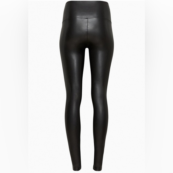 Aritzia Wilfred Free Daria Black Faux Leather Pants - Size M - Picture 9 of 13